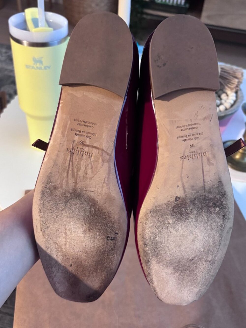 Bobbies Paris Red Mary Jane Ballerina Flats (Size 8.5) - Picture 9 of 9